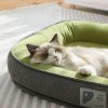 Cozy Raised-Bolster Pet Bed (Four-Season)