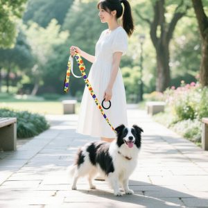 ShopCatDog Patterned Dog Leash 1.5m — Padded Handle