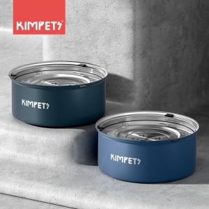 ShopCatDog Anti-Splash Floating Disk Water Bowl — 304 Stainless, S/L