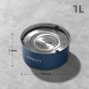 ShopCatDog Anti-Splash Floating Disk Water Bowl — 304 Stainless, S/L