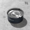 ShopCatDog Anti-Splash Floating Disk Water Bowl — 304 Stainless, S/L