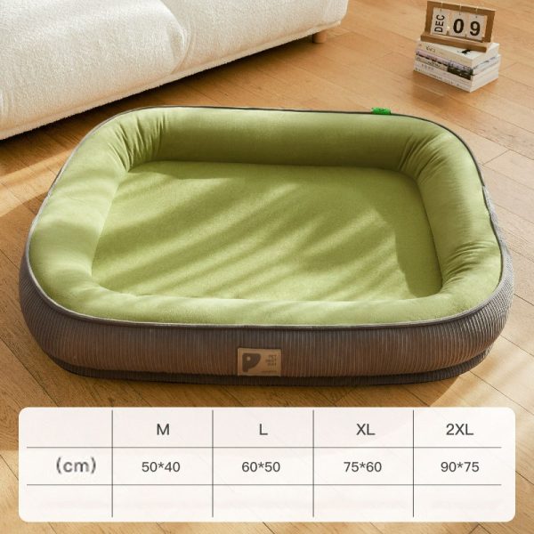 Cozy Raised-Bolster Pet Bed (Four-Season)