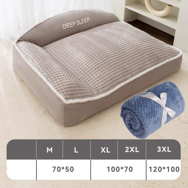 Pet Sofa Bed “Deep Sleep” – Orthopedic, Washable, 5 Sizes